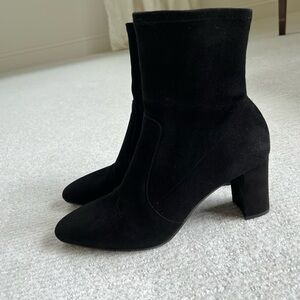 Suede Booties - Made in Spain.